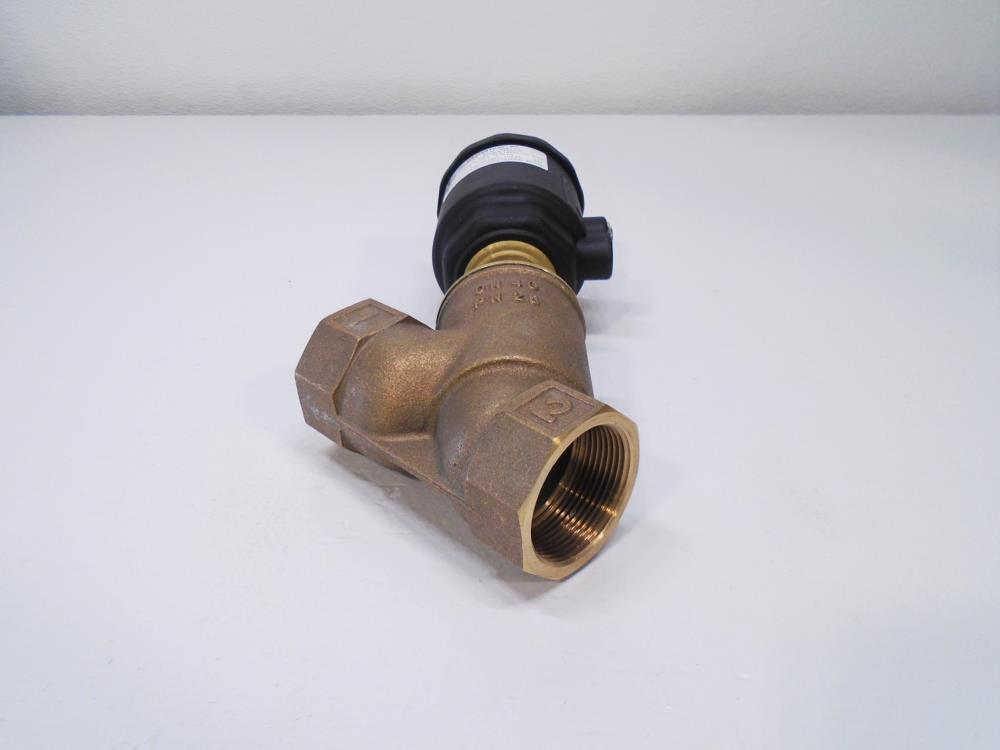 Spirax Sarco M&M 1-1/2" NPT Piston Actuated Valve, Brass, CG209STK00-NC